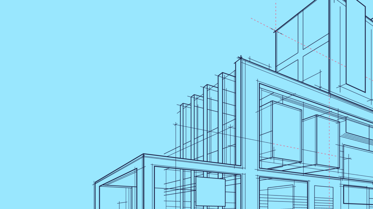 Designed image of building infrastructure