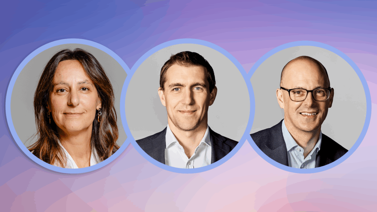 Headshots of Edward Clough, Cristina Perez Liz and Michael Toft